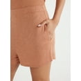 thumbnail image 6 of Joyspun Women's Ribbed Knit Pull On Sleep Shorts, Sizes S to 3X, 6 of 7