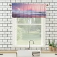 thumbnail image 3 of Ocean Beach Curtains Valances for Home Decor Seaside Sky Moon Coastal Summer Landscape Thermal Insulated Room Darkening Curtain for Dinning Room 54 by 18 in, 1 Panel, 3 of 6