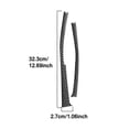 thumbnail image 3 of Calcomanía Lateral Del Panel De Cambio De Marchas De La Consola Central Del Coche, Pegatina De Decoración Interior Reemplazable Precortada De Fibra De Carbono Negra Compatible Con Toyota 2 Uds. seitruly VI003835-00, 3 of 7