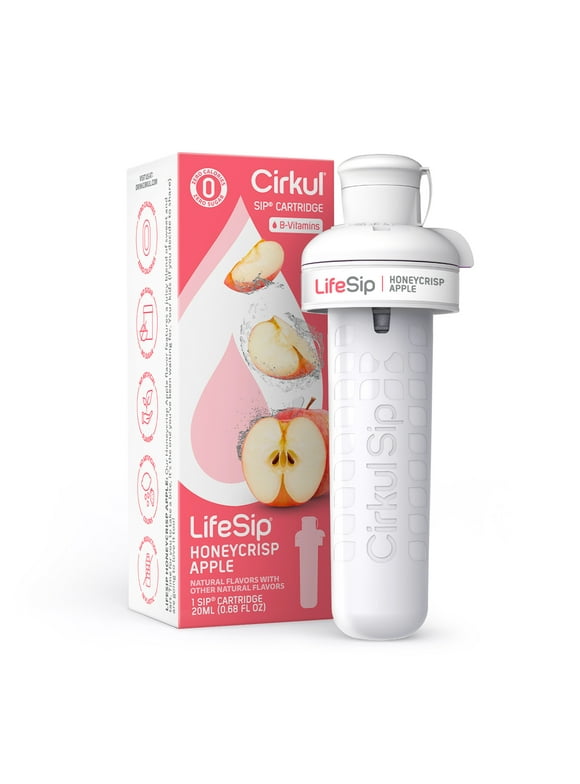 Cirkul LifeSip Honeycrisp Apple Flavor Cartridge, Drink Mix, 1-Pack