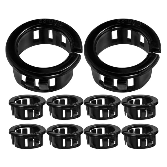 50 Pcs Wire Protector Distribution Box Cables Organizer Organzier Snap Bushing Grommets