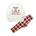 thumbnail image 2 of Merry Christmas Pajamas Family Matching Sets for Adults Kids Baby Holiday Home Xmas Sleepwear Set, 2 of 9