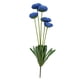 thumbnail image 1 of 2pcs Artificial 5-cabeza Decoración De La Boda Ramo De Flores De Seda Azul De Soledad Flor artificial, 1 of 4
