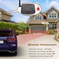 thumbnail image 3 of TOGUARD Solar Driveway Alarm Wireless Outside Weatherproof 1/2 Mile Long Range Driveway Sensor IP66 Waterproof Outdoor Motion Sensor Alarm, 3 of 8