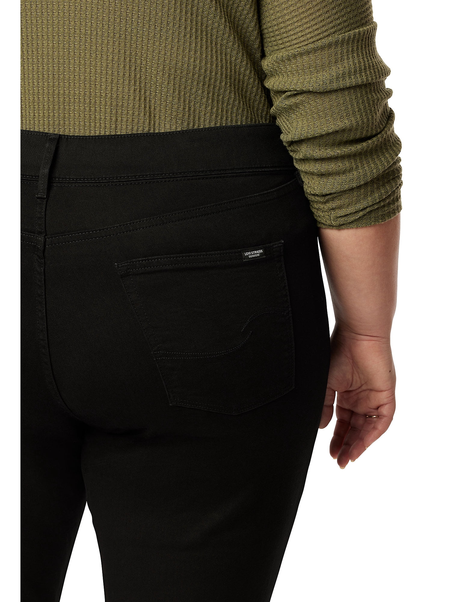 Levi Strauss Signature Women's and Women's Plus Shaping Perfect Pull On Flare Jeans, Sizes 2-28