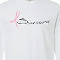 thumbnail image 4 of Inktastic Breast Cancer Survivor Pink Ribbon Long Sleeve T-Shirt, 4 of 5