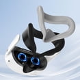 thumbnail image 2 of Sweat-Proof Silicone Face Cushion Pad with Light Blocking for Meta Quest 3S(Grey), 2 of 4