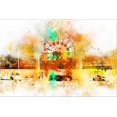 thumbnail image 2 of Art.com NYC Watercolor Collection - Coney Island Stretched Canvas Print Wall Art by Philippe Hugonnard, 24" x 16", 2 of 4