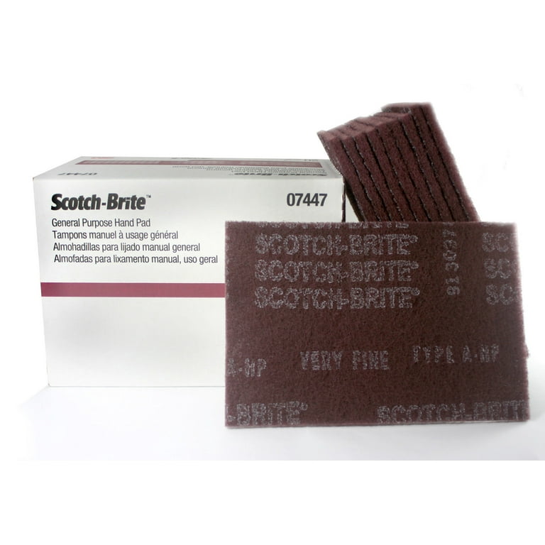3M 07447 Scotch-Brite General Purpose Hand Pads (5 Pads) 3M 07447 Scotch-Brite General Purpose Hand Pads (5 Pads)