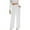 White, variant on Diufon Women's Striped Wide Leg Pants Casual Loose High Waisted Trousers Color Block Work Pant with Pockets
