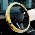 thumbnail image 6 of Dragonfly 14.5 Inch Printing PVC Leather Car Wheel Cover Steering Wheel Cover Auto Accessories, 6 of 6