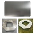thumbnail image 4 of Planche de Camping Robuste Mobilier pour Pique-Nique Pêche Randonnée Fête Jardin Argent, 4 of 10