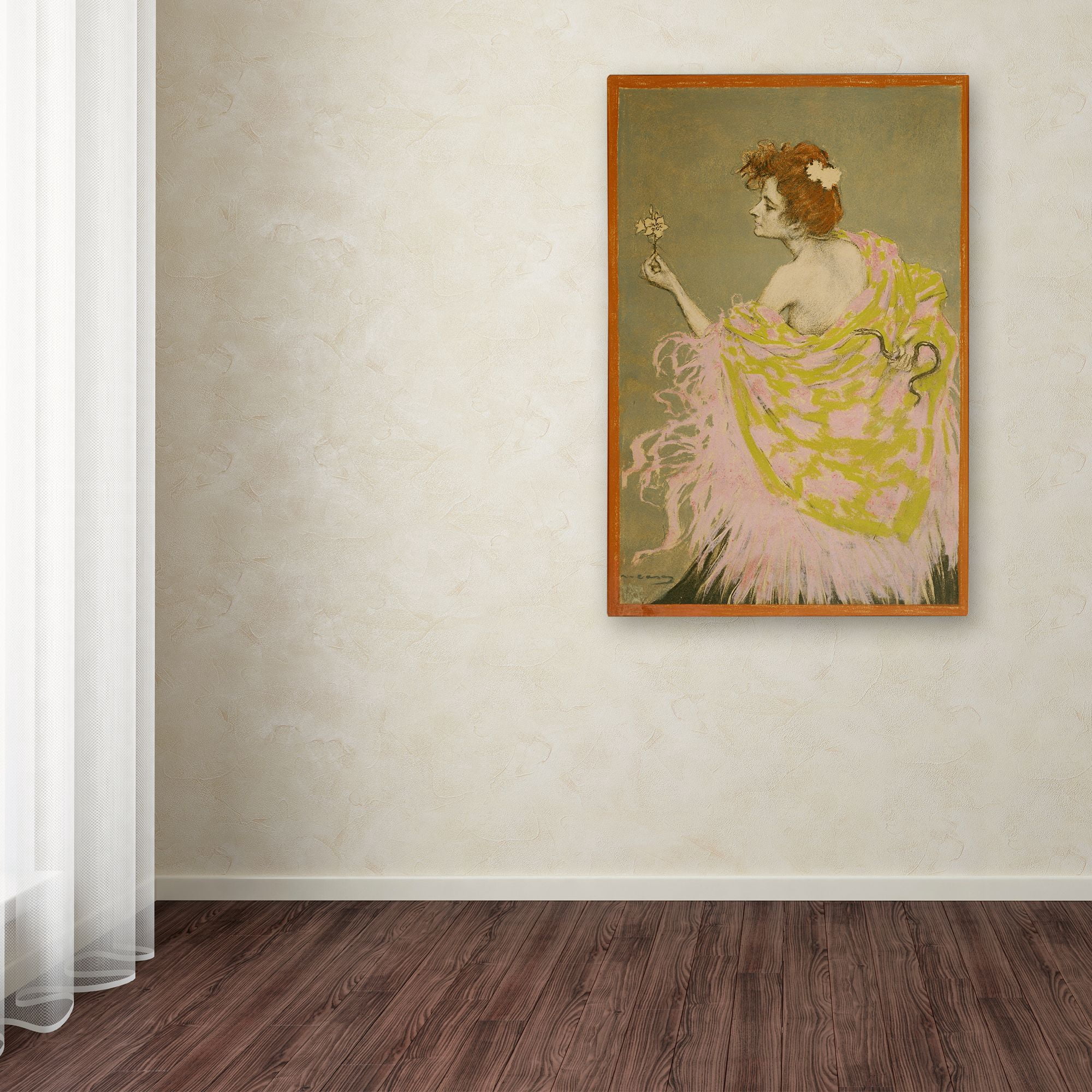 Ramon Casas 'Design For Poster Sifilis' Canvas Art