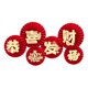 thumbnail image 3 of 6 uds. 2023 pegatinas de pared DIY, ventilador de flores de papel artesanal para puerta de sala de estar Estilo E Yuyangstore abanico de flores de papel, 3 of 8