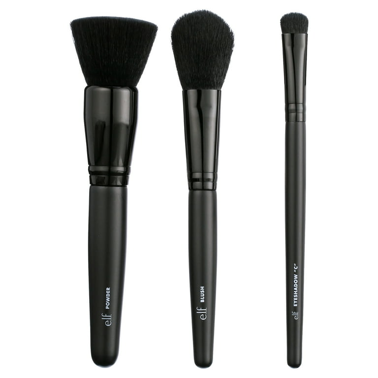 e.l.f. 11pc Professional Makeup Brush Set with Bag - Vegan