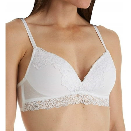 Self Expressions by Maidenform Point d'Esprit Lace Wire Free Band Bra