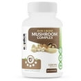 thumbnail image 6 of Complete Mushroom Supplement with 10 Mushroom Extracts & Blends (Cordyceps, Reishi, Shiitake, Lions Mane, Maitake, Turkey Tail, Chaga, Royal Sun, White Button, Black Fungus Mushroom) - 60 Caps, 6 of 8