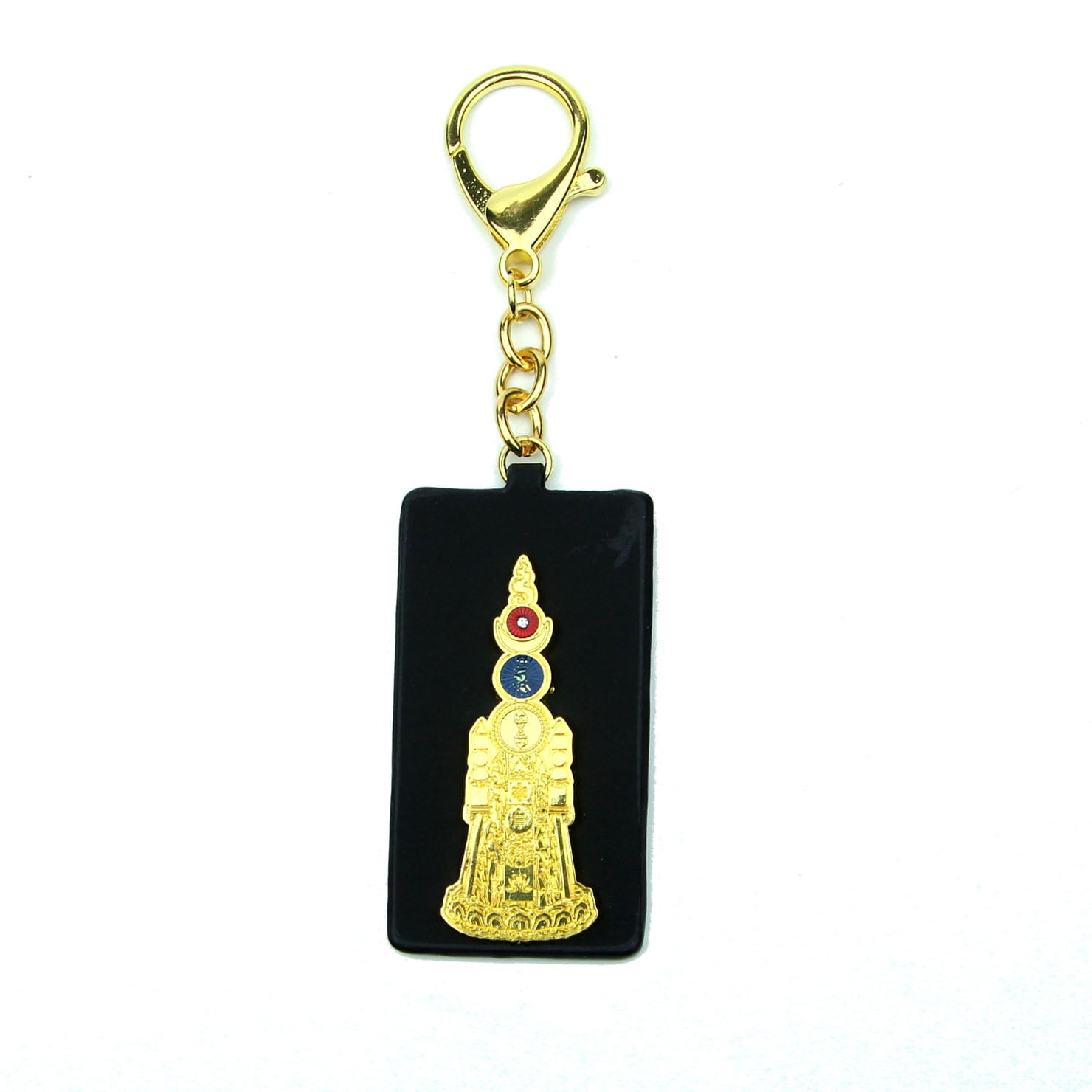 Feng Shui Import Prosperity Prayer Wheel Keychain 