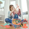 thumbnail image 4 of Deals! Danhjin Baby Musical Toys, Musical Toy Set with Drum and Sand Hammers Instrument, Early Learning Percussion Instrument for Infants Safe ABS Plastic, Christmas Gifts for Newborn Boys and Girls, 4 of 6
