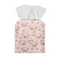 thumbnail image 2 of POLERO Waterproof Tissue Box Cover, PU Leather Square Car Tissue Holder with Pink Pig Pattern - Decorative Organizer for Bathroom Vanity Countertop, Night Stands, Office Desk & Car, 2 of 7
