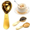 thumbnail image 5 of GBAYXJ ‌15/30ml Stainless Steel 1 Tablespoon Measuring Spoon for Ground Coffee Protein Powder Sugar Measuring Ruler (Gold), 5 of 6