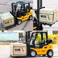 thumbnail image 6 of Travelwant Friction Fork Lift with Pallet Cargo Warehouse Truck Vehicle Toy Forklift for Kids, 6 of 7