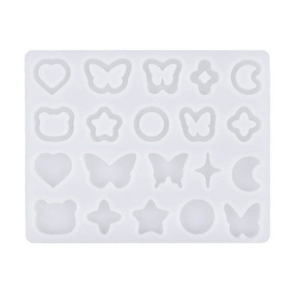 Heart Moon Quicksand Shaker Filler Epoxy Resin Mold Silicone Mould DIY Resin
