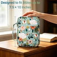 thumbnail image 4 of Bible Covers Bible Case Bible Bag, 10x7.5 in Bible Covers Canvas Bible Holder with Handle Fits for Standard Size Bible, Gifts for Women Men, 4 of 6