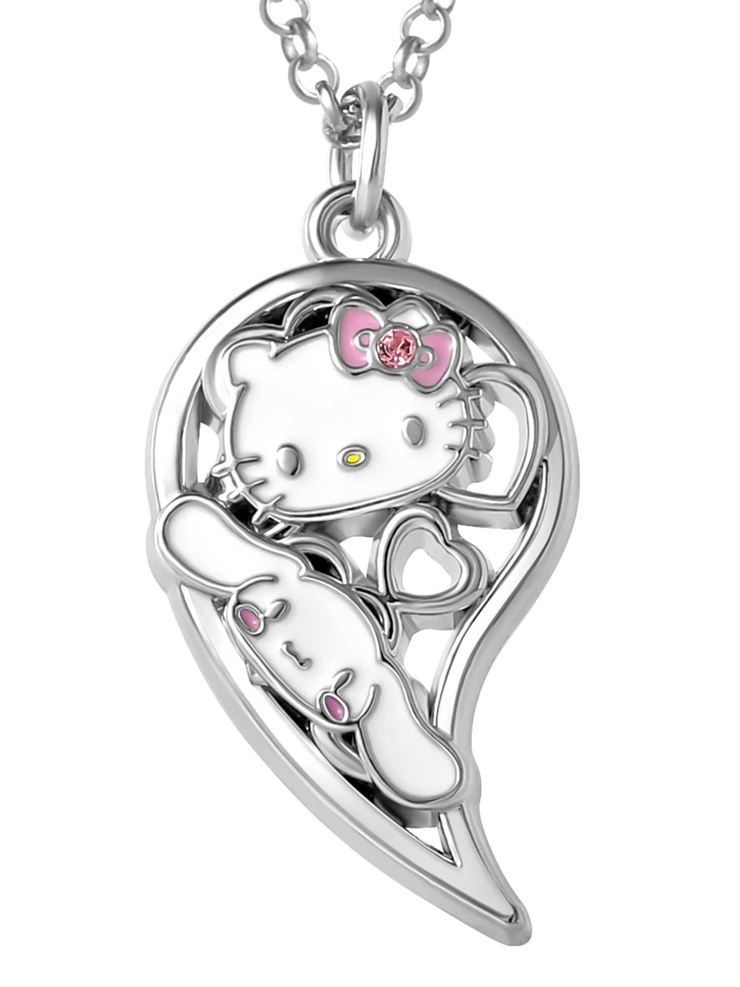Sanrio Hello Kitty and Friends Best Friends Forever Split Pendant Necklace Set