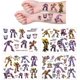 thumbnail image 1 of Tatuajes temporales para niños, kit de 4 hojas de tatuajes temporales impermeables, coches, héroes, ideal como regalo de fiesta para niños y niñas., 1 of 3