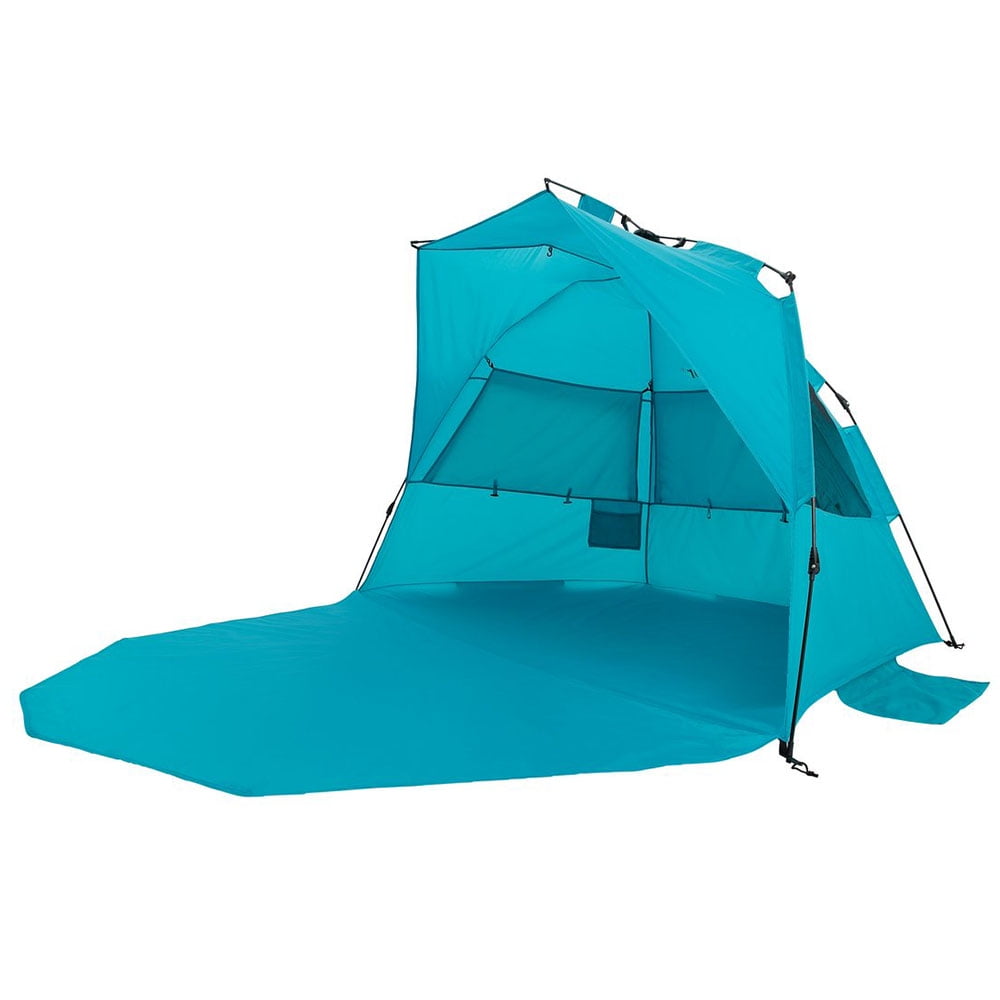 Beach Umbrella Tent Outdoor Automatic Pop Up Sun Shelter UPF 50