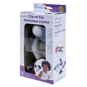 Dreambaby Clip-on Fan with Soft Fins - Baby Strollers Accessories for Infants & Toddlers - Blue