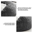 Killeryuki Round Giant Bean Bag Chair Cover For Adults Kids Without