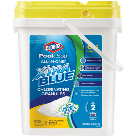 clorox granules chlorine xtrablue 40lb