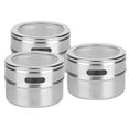 thumbnail image 3 of 3Pcs Stainless Steel Seasoning Pot Can Spice Condiment Bottle Kitchen Barbecue Accessory, 3 of 6