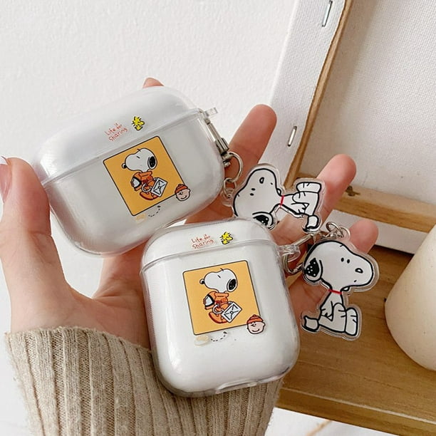 Airpods Pro Case Dibujos animados lindos Transparente Stellalou Hello Kitty Cinnamoroll Pudding dog Estuche de TPU suave Auriculares inalámbricos Funda para Airpods 1/2