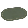 thumbnail image 3 of Manteles individuales protectores de mesa de piel sintética, decoración ovalada para mesa de comedor, fácil de limpiar para mesa de comedor de cocina, 3 of 8