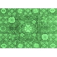 thumbnail image 1 of Ahgly Company Indoor Rectangle Abstract Emerald Green Modern Area Rugs, 8' x 12', 1 of 4