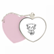 thumbnail image 1 of Mascota gato Bolsa de viaje Mirror maquillaje corazón rosa, 1 of 4