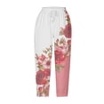 thumbnail image 5 of Sakmal Cropped Womens Plus Size Pants Graphic Palazzo with Pockets Knot Plus Size Trousers, 5 of 5