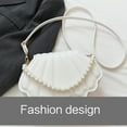 thumbnail image 3 of Aellinatey Women Bags Shell Evening Bag Fashion Pearl Chain Handbag Fashion Shoulder Bag, 3 of 21