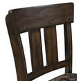 thumbnail image 2 of Linon Mossy Oak Full Back Wood Bar Stool, 30" Seat Height, Dark Walnut with Hand Brushed Black Strokes Finish with Break Up Country Fabric, 2 of 11