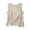 Beige, variant on ZZkhGO Women's Summer Tank Tops Casual Loose Sleeveless Round Neck Solid Basic Blouse Three-Quarter Sleeve Tunic, Yellow XL