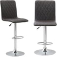 thumbnail image 1 of Banco Dover, Set de 2 Bancos para Barra de Cocina, Altura Ajustable, Giratorio 360°, Diseño Moderno y Ergonómico, Color Café, 1 of 8