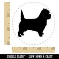 thumbnail image 2 of Cairn Terrier Dog Solid Self-Inking Rubber Stamp Ink Stamper - Green Ink - Small 3/4 Inch, 2 of 7