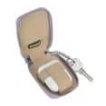 thumbnail image 5 of Royal Bagger Mini Earphone Bag Genuine Leather Zipper Key Wallet with Keychain, Portable Headphone Case for Men & Women 3901, 5 of 9