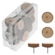 thumbnail image 2 of Chinchetas de madera decorativas para tableros de corcho, proyectos de manualidades, con caja de almacenamiento, 20 unidades, 2 of 8