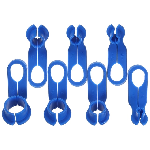 OULII 7Pcs AC Quick Disconnect Tool for Automobile Maintenance Blue Plastic Automotive Enthusiasts
