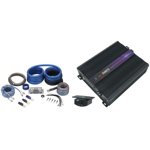 Marts Digital MXB 5000 1 OHM 5000w RMS Mono Car Amplifier Volt Meter Amp Kit