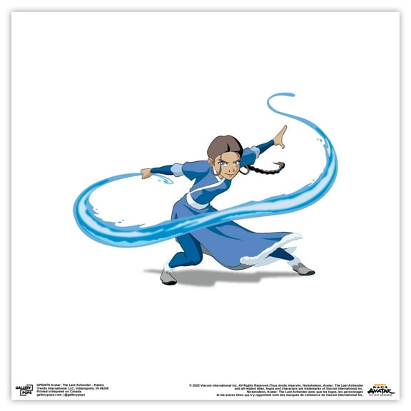 Gallery Pops Nickelodeon Avatar: The Last Airbender - Katara Wall Art, Unframed Version, 12" x 12"